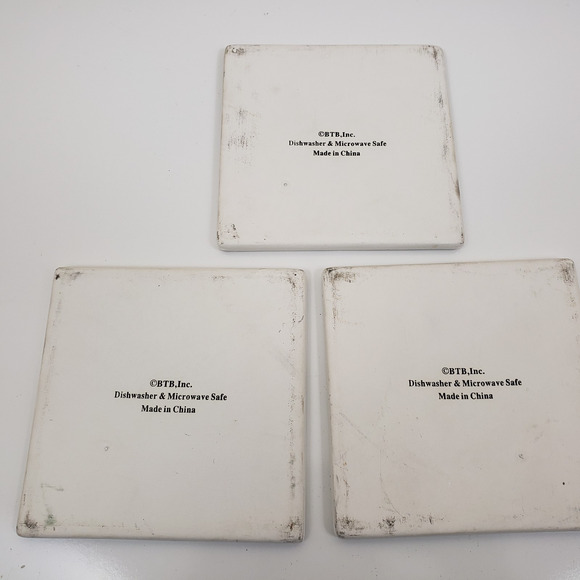 BTB, Inc Be The Ball Golf Theme Mini Hot Plates/Coasters Set Of 3 - Picture 7 of 8